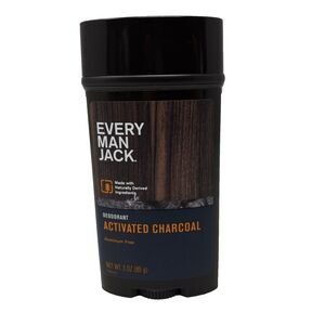 EVERY MAN JACK Activated Charcoal Aluminum Free Deodorant 3oz